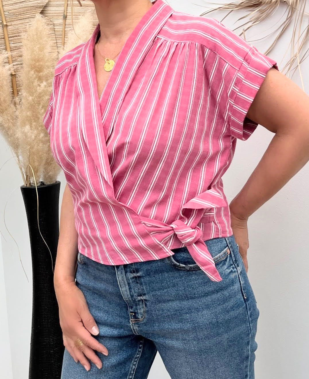 Chemise cache-cœur SILA : -50%