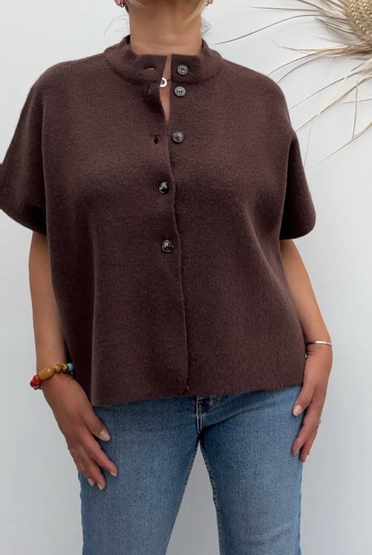 NEW : Gilet SANDRO CHOCO